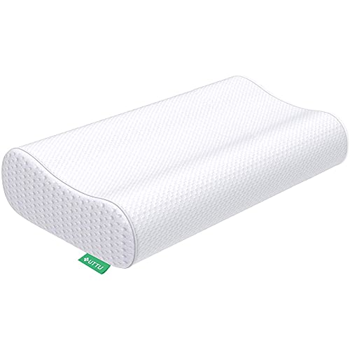 UTTU Sandwich Kissen, Höheneinstellbares Memory Foam Kopfkissen