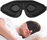 onaEz Schlafmaske für Frauen Herren,2022 Version 3D Konturierte Licht blockierendes Nachtmaske Augenmaske,Weiche und Bequem Schlafbrille,Atmungsaktive Schlafmasken mit Verstellbarem Riemen für Reisen