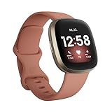 Fitbit Versa 3 - Gesundheits- & Fitness-Smartwatch mit GPS, kontinuierlicher Herzfrequenzmessung, Sprachassistent und bis zu 6+ Tage Akku