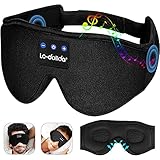 Schlafkopfhörer Bluetooth,Schlaf Kopfhörer 3D Schlafmaske Augenmaske Bluetooth 5.2 Personalisierte Geschenke mit HD Stereo Lautsprecher,Schlafbrille für Schlafen, Reisen,Yoga, Seitenschläfer